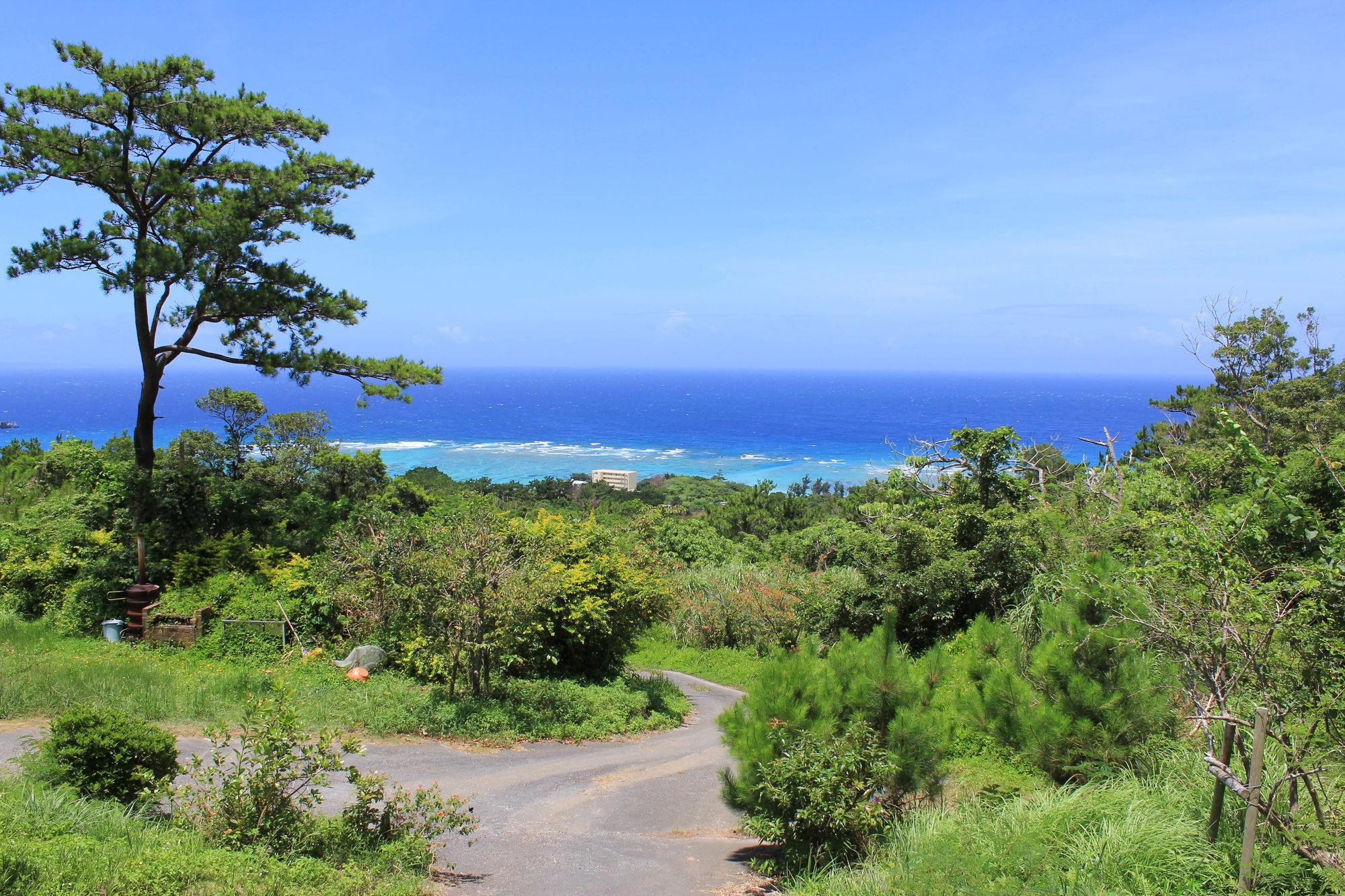 Panorama Ocean View Cottage Motobu Kültér fotó