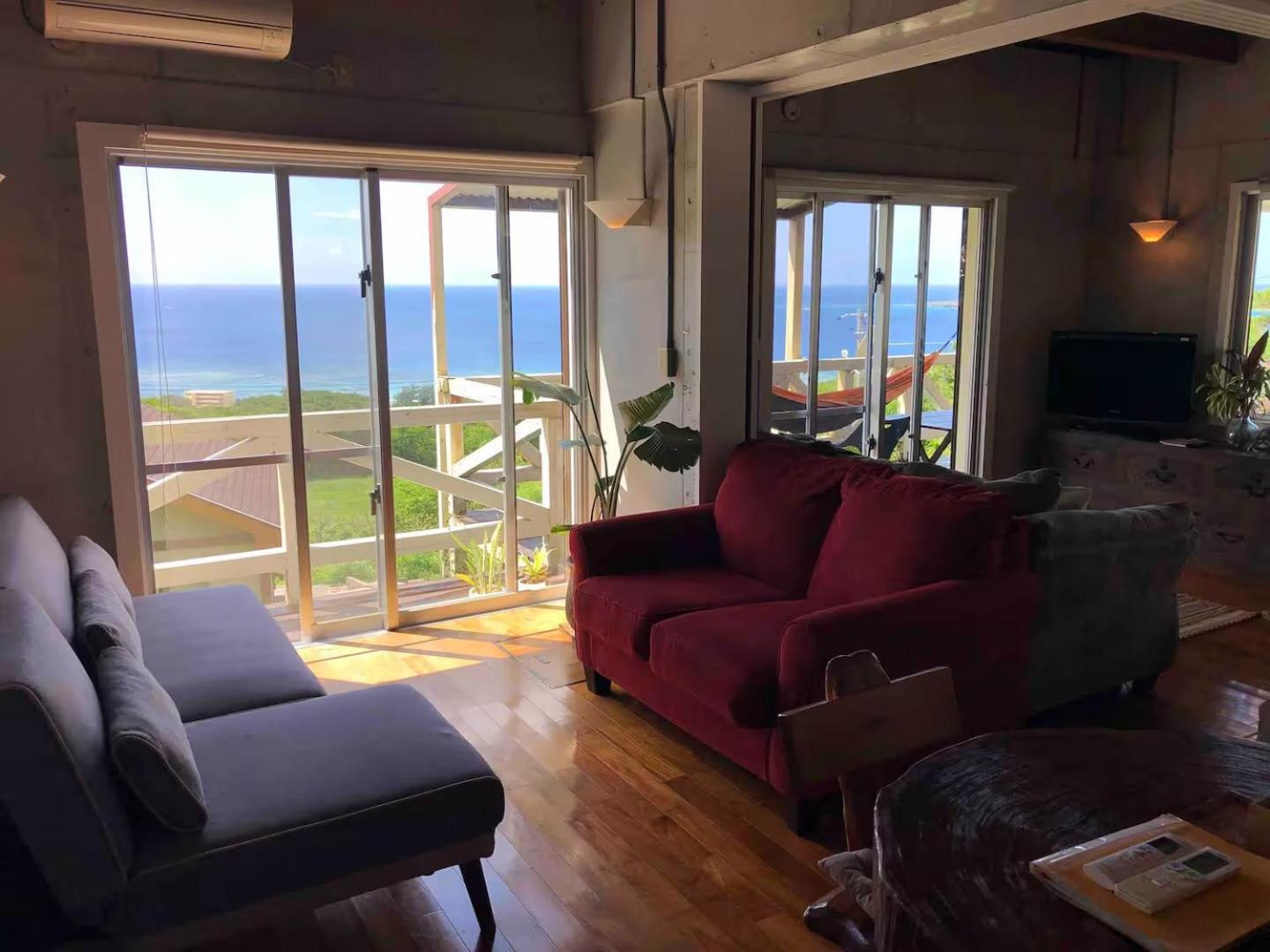 Panorama Ocean View Cottage Motobu Kültér fotó